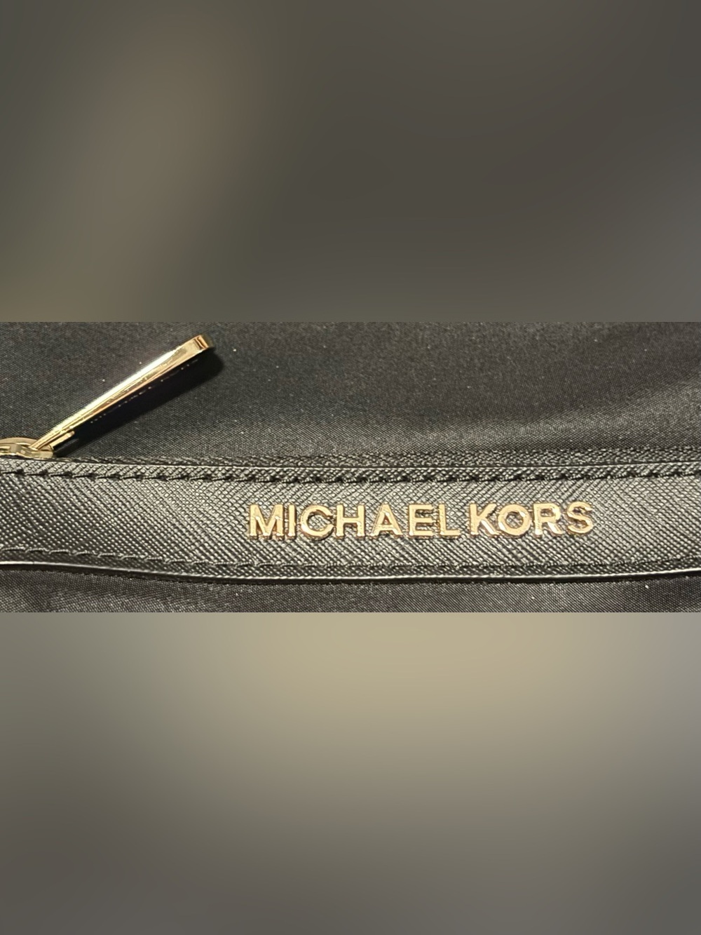 Michael Kors Black Nylon Crossbody Shoulder Bag w/ Cherry Charms - Picture 5 of 10